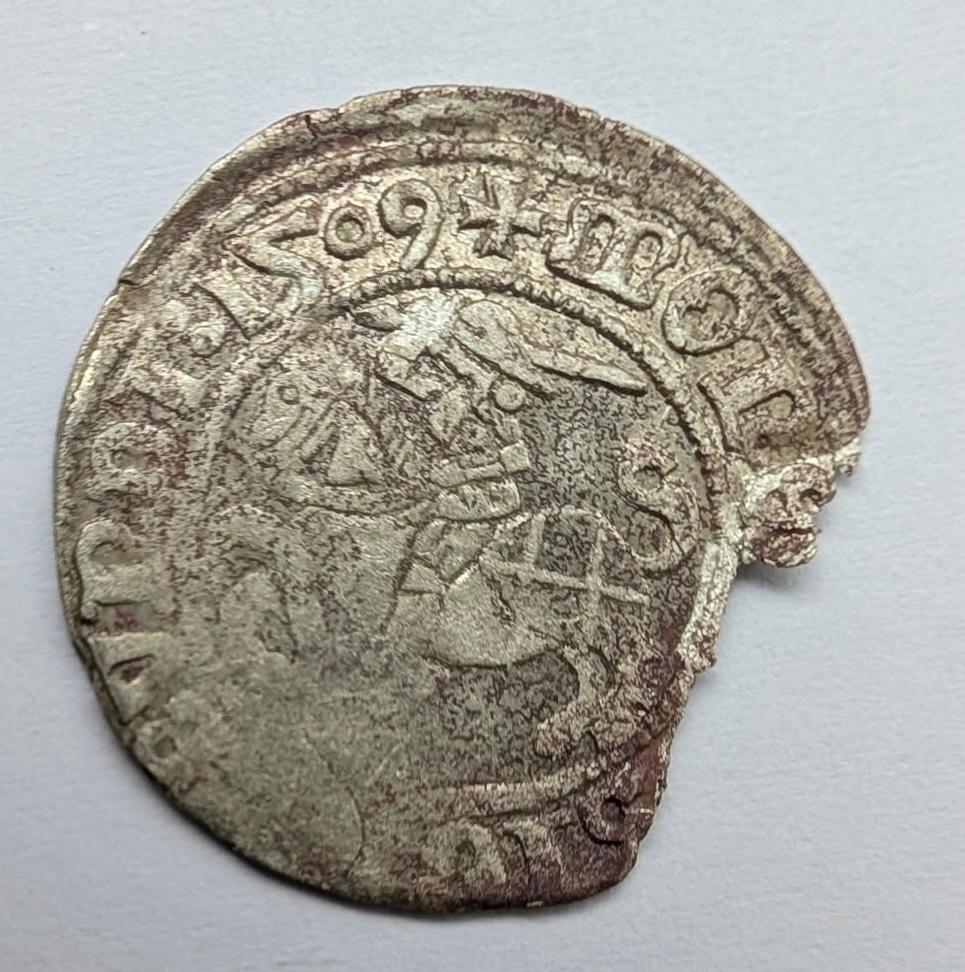 Žygimanto Senojo 1509 pusgrašis 