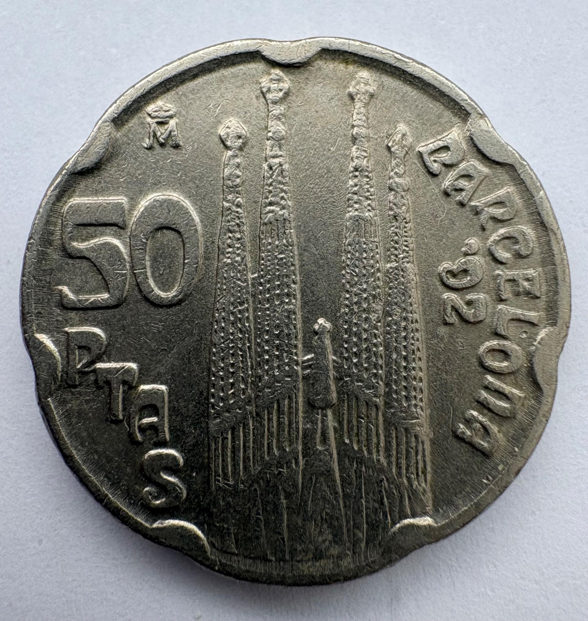 Ispanija 50 p 1992