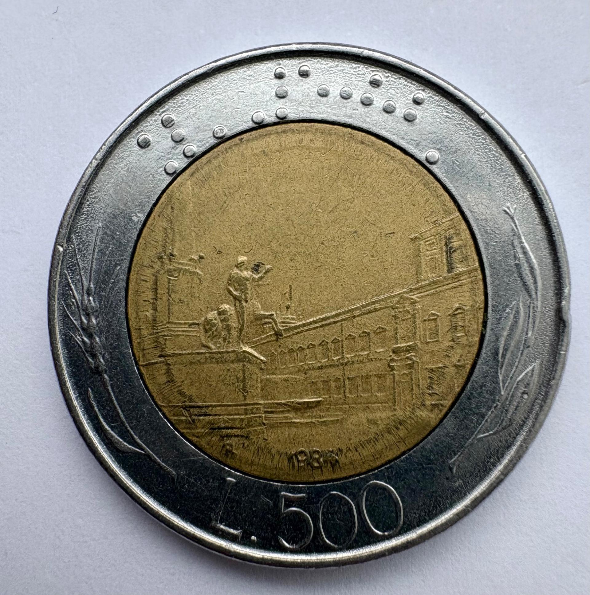 Italija 500 lirų 1984
