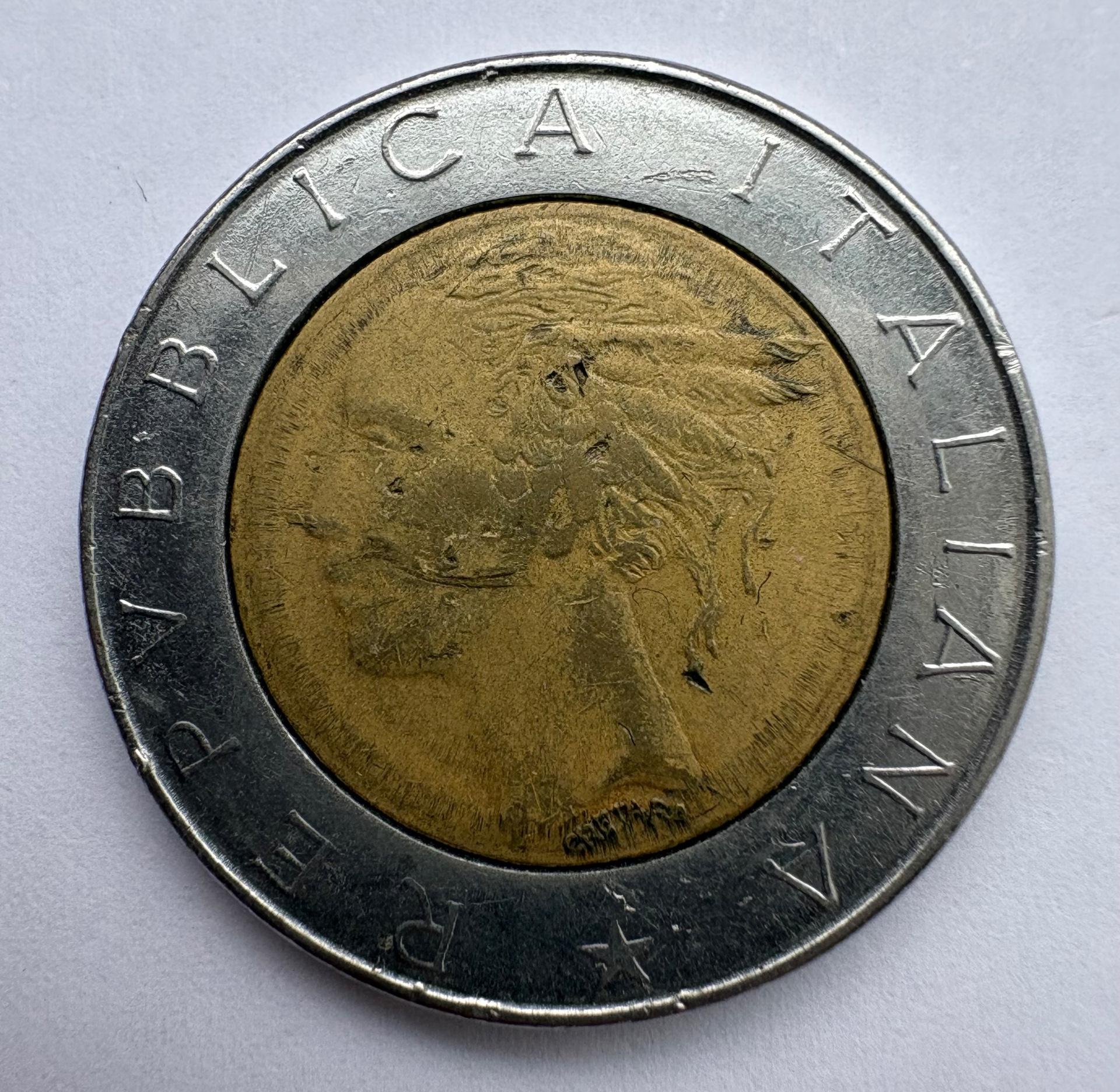 Italija 500 lirų 1984
