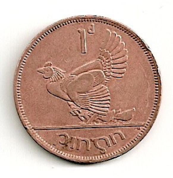 Airija. 1 pensas ( 1968 ) XF