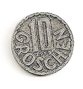 Austrija. 10 grašių ( 1996 ) XF