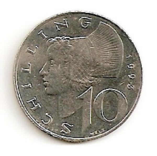 Austrija. 10 šilingų ( 1975 ) XF