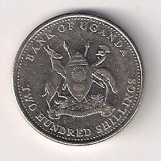 Uganda - 200 šilingų 2008