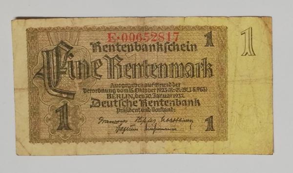 1937 eine rentenmark