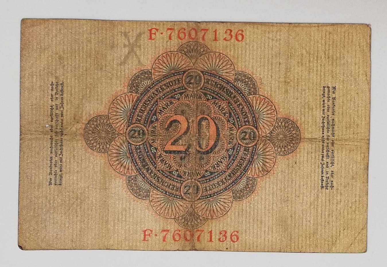 1910 20 mark