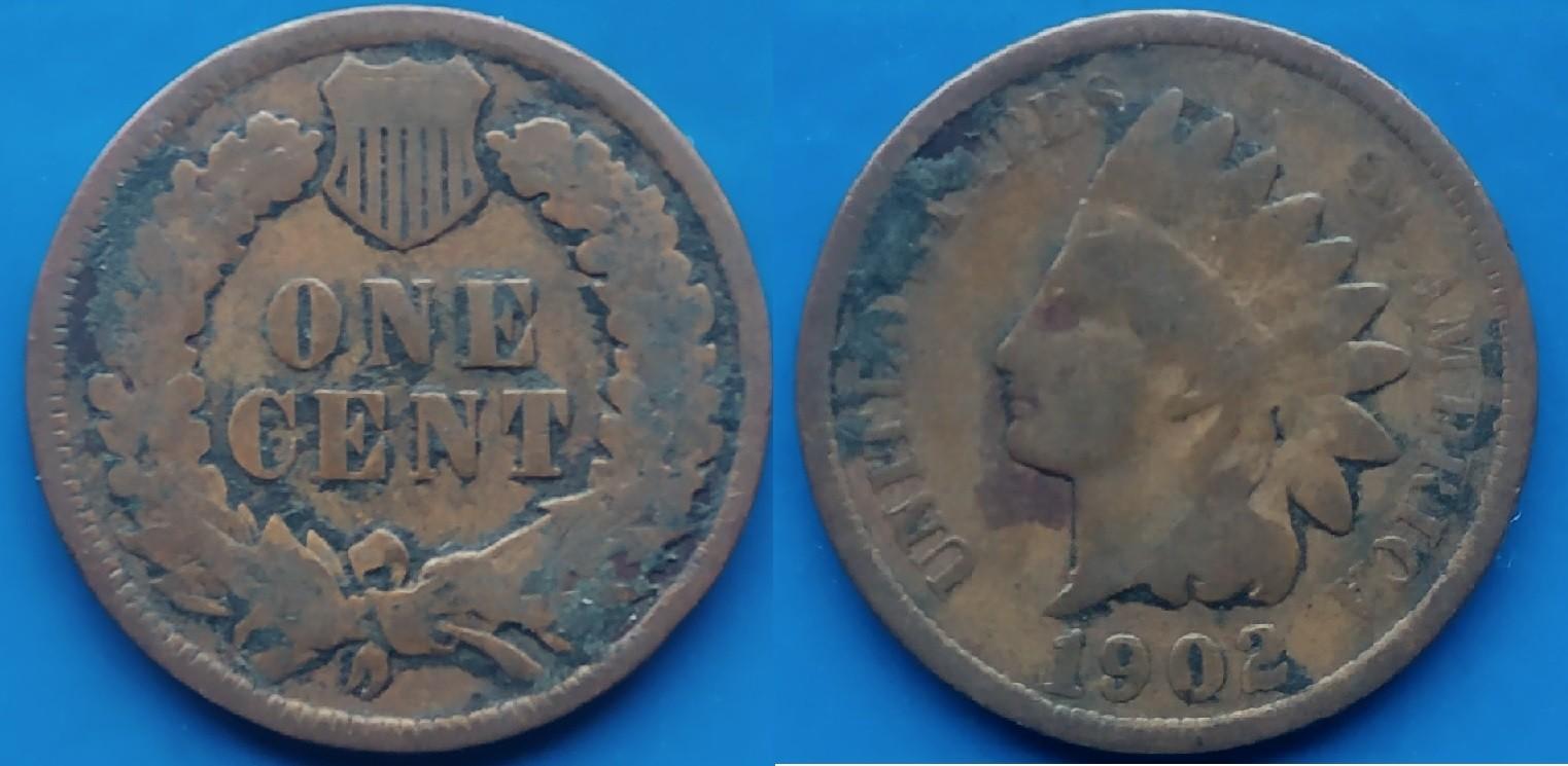 AMERIKA - 1902 m. 1 c 