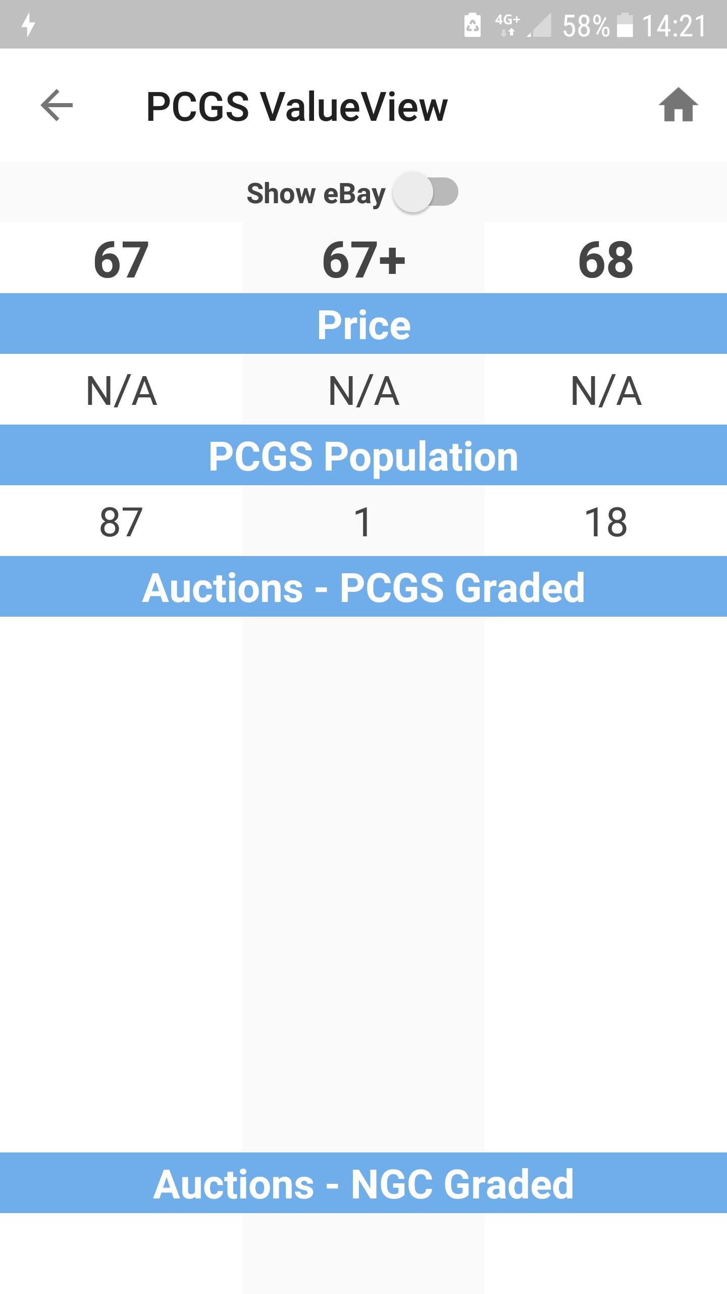 1 litas Vilniaus universiteto 425 UNC PCGS MS67