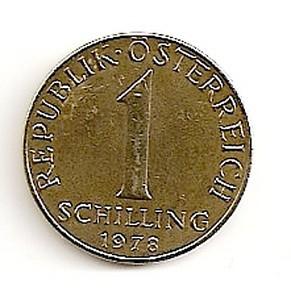 Austrija. 1 šilingas ( 1985 ) XF