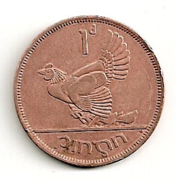 Airija. 1 pensas ( 1962 ) XF