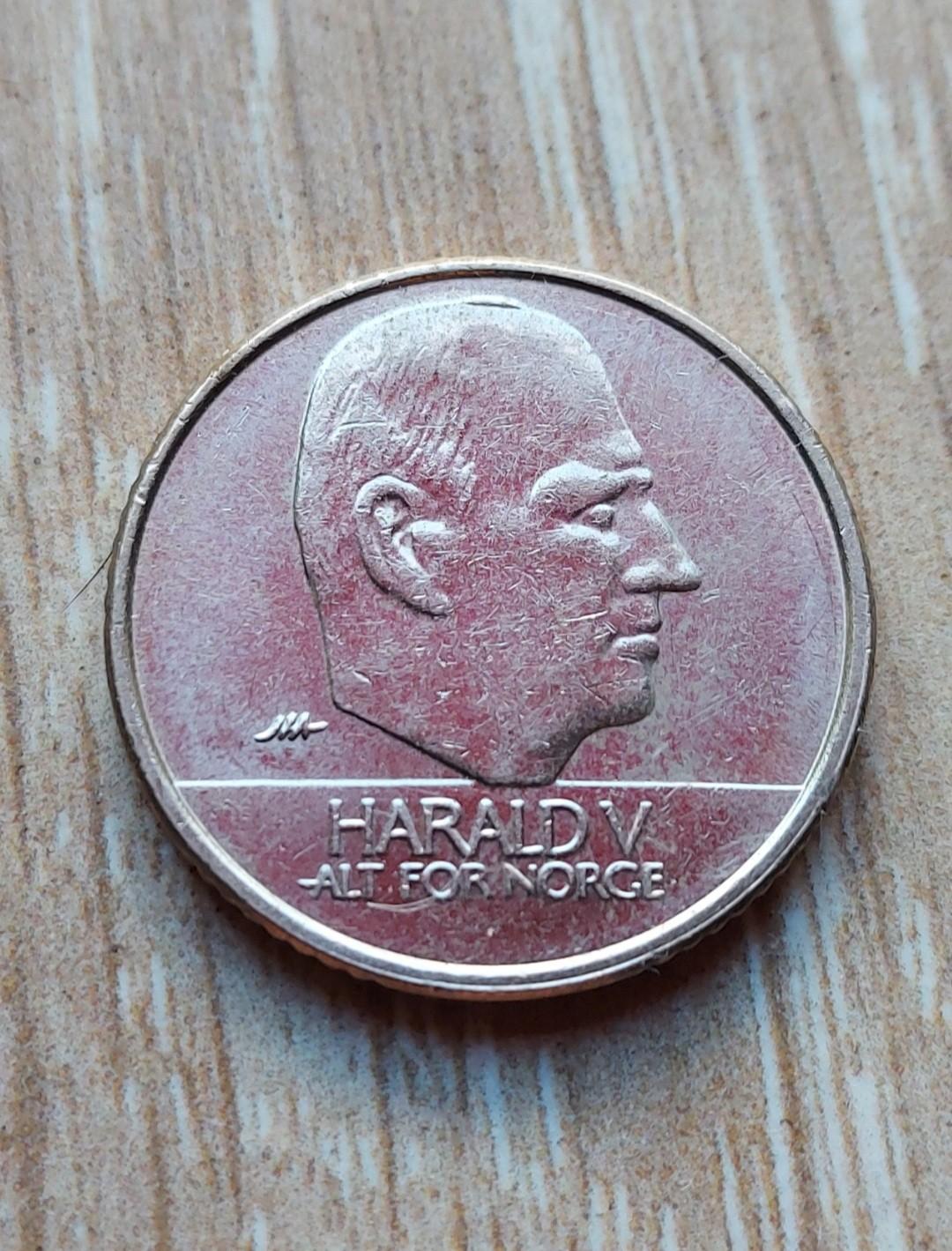 Norvegija 10 Kronų 1996 KM#457