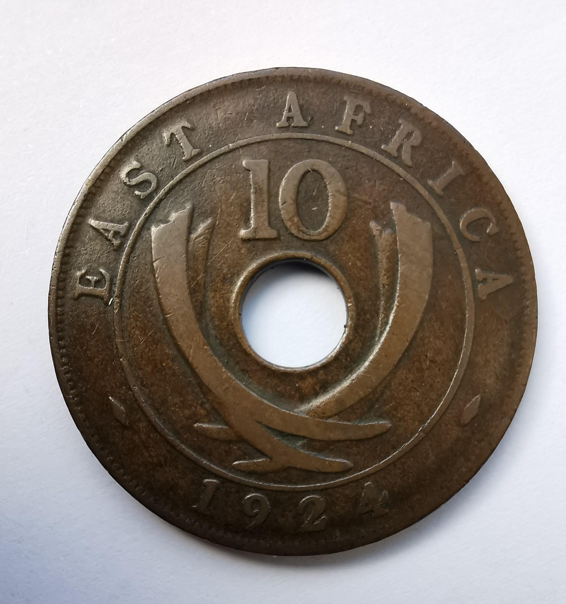 Rytų Afrika 10 ct 1924