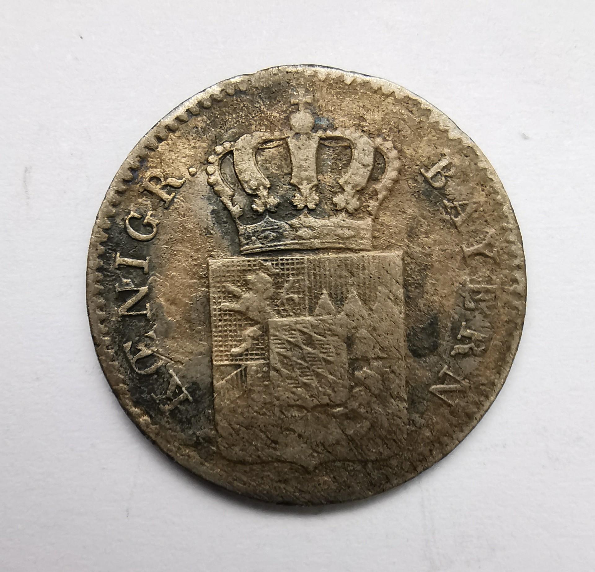 Bavarija 3 kreuzer 1846