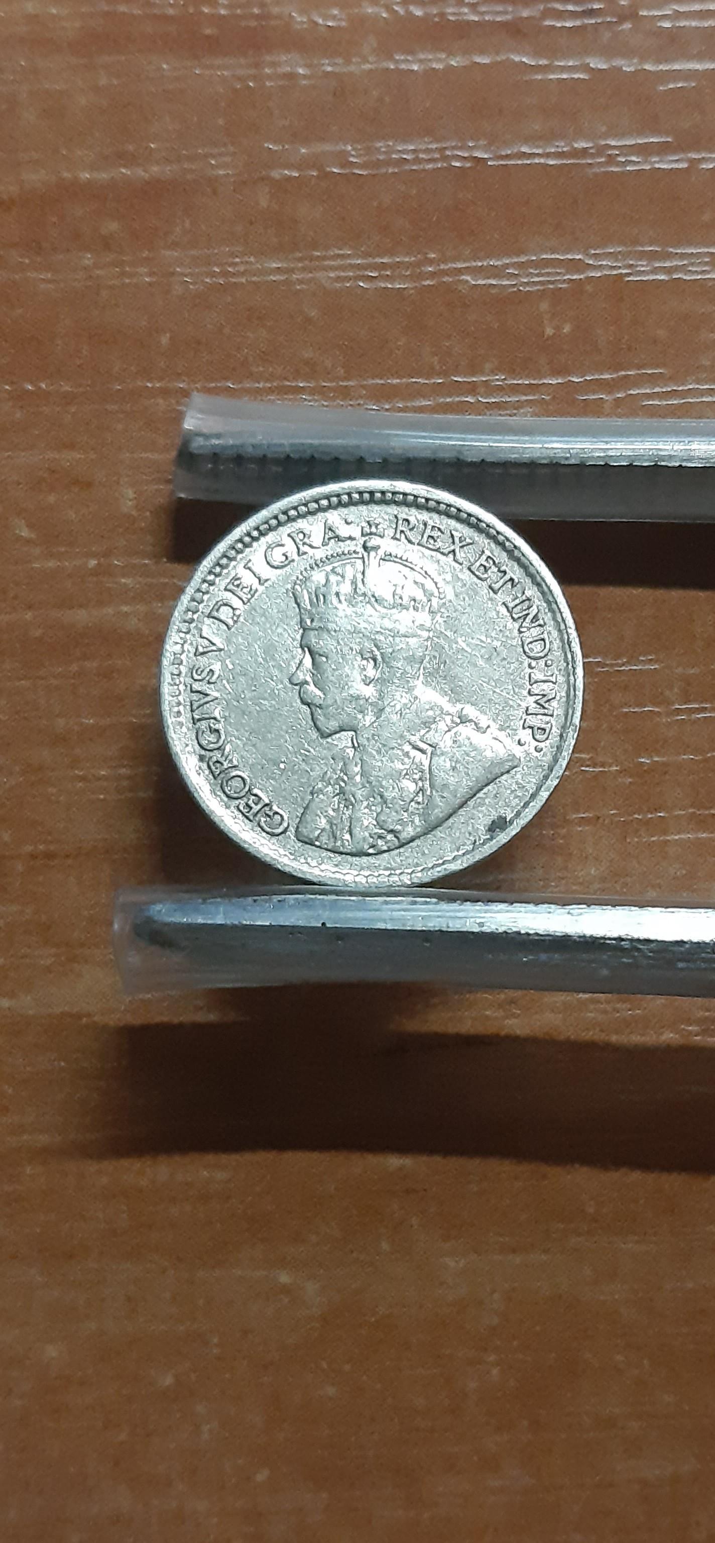 Kanada 5 centai 1918 KM#22 Sidabras