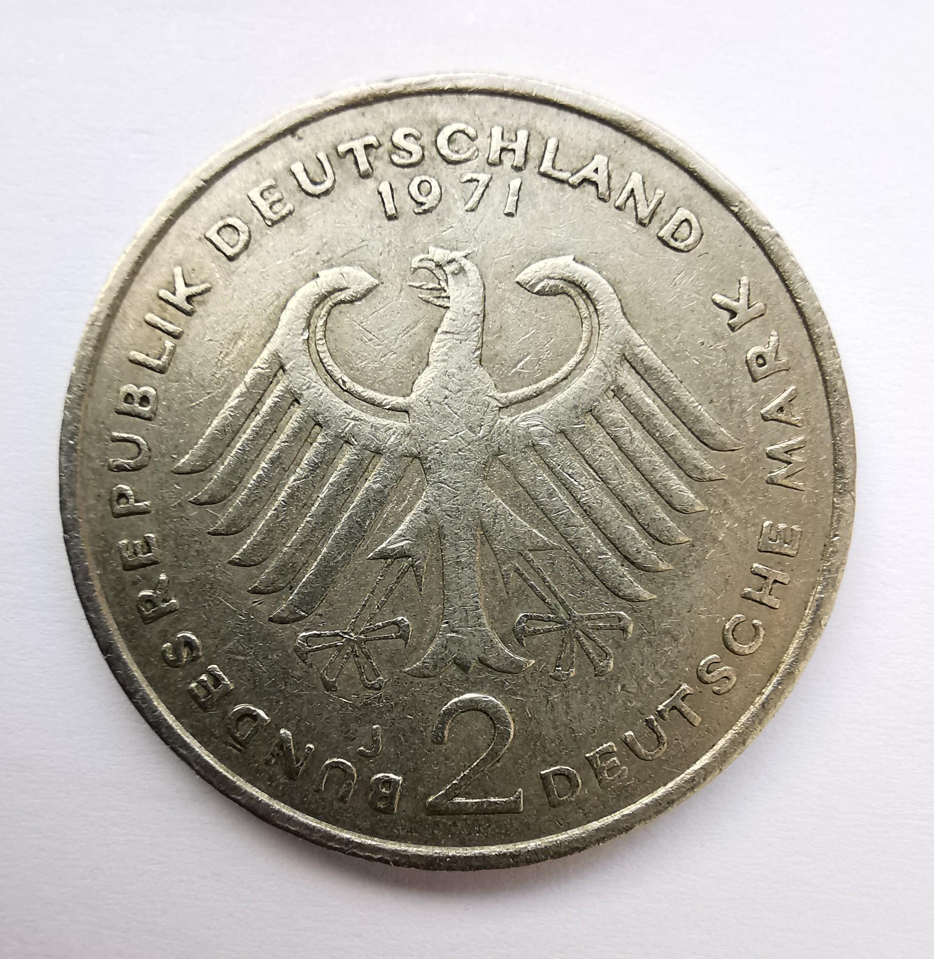 Vokietija 2 M 1971 proginė 