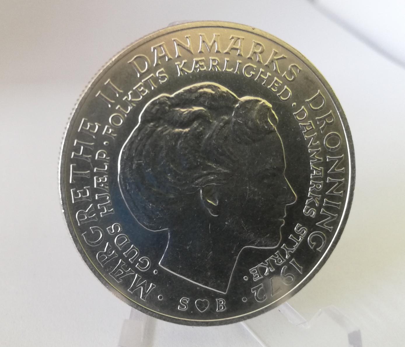 1972 Danija 10 kronų