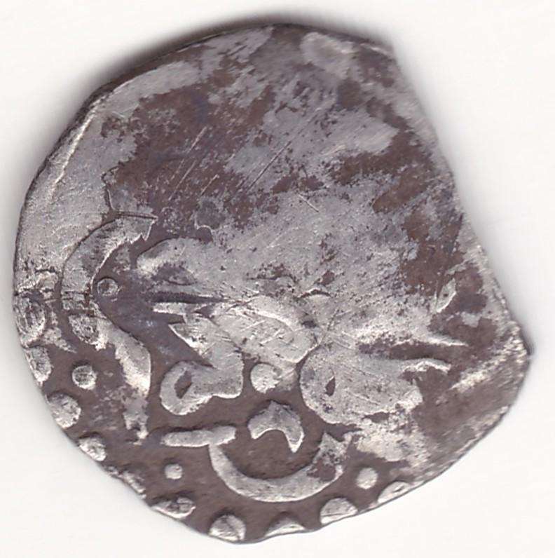 Gediminaičių Stulpų kontrasignatas ant Aukso Ordos monetos