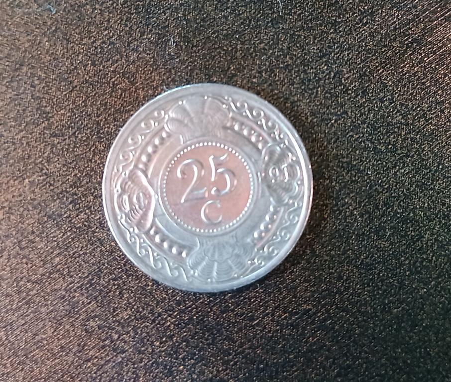 NYDERLANDAI 1991 25 centai
