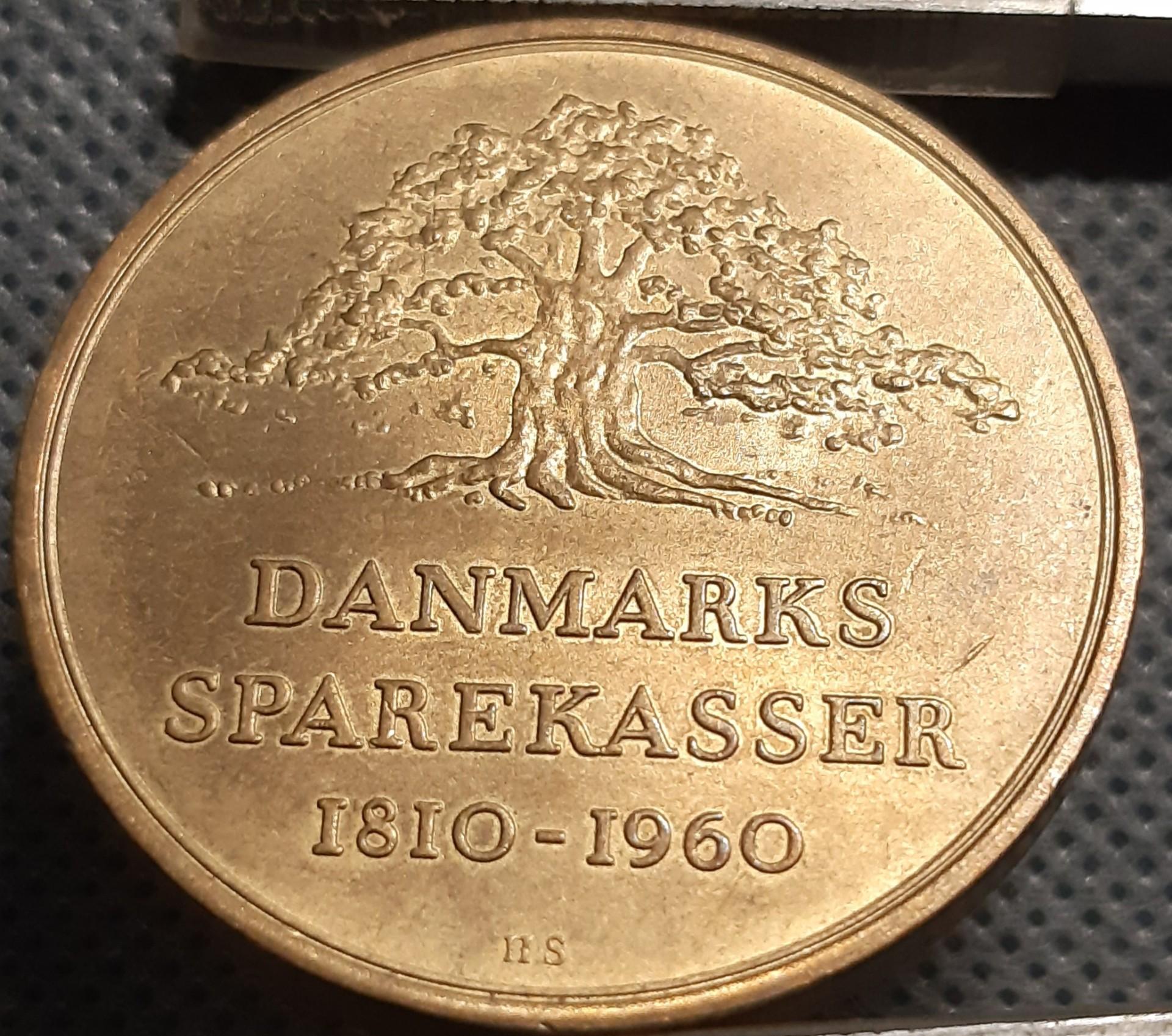 Danija Tokenas Danmarks Sparekasser 1960 (1100)