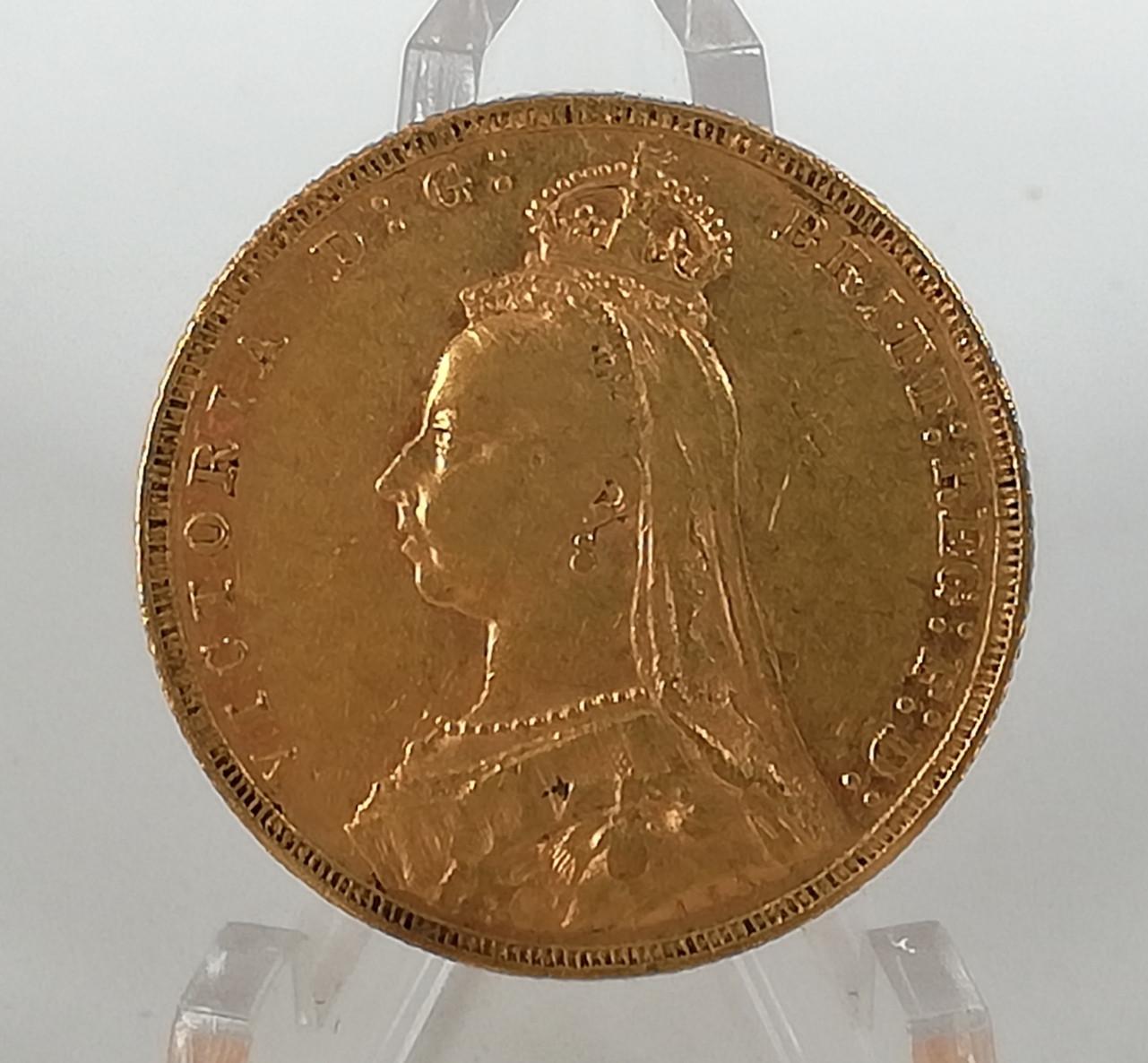 Auksinė moneta Soverenas Victoria