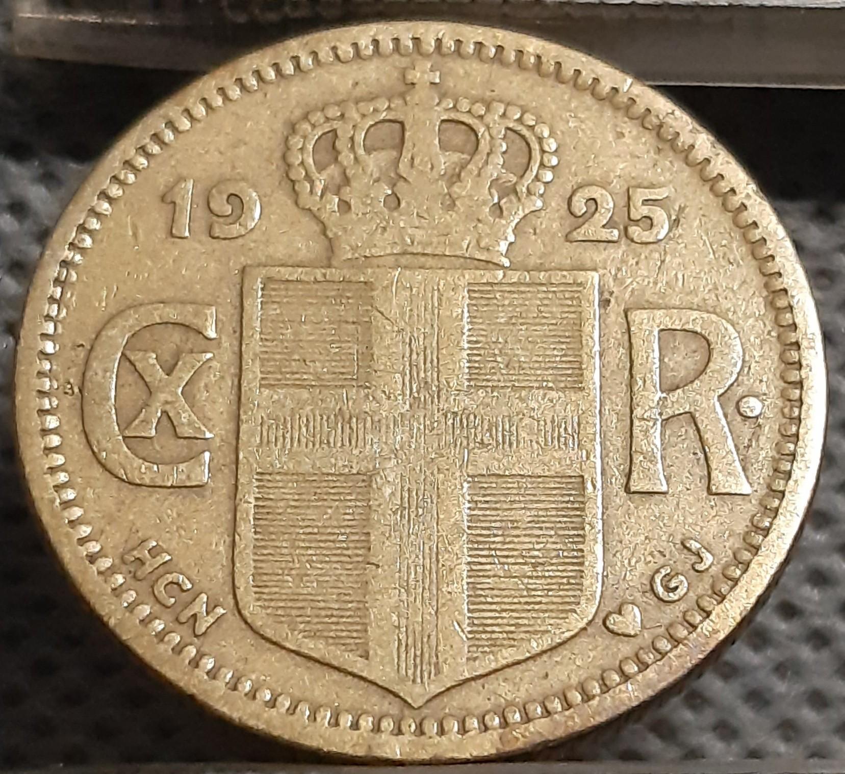 Islandija 1 Krona 1925 KM#3 (1097)