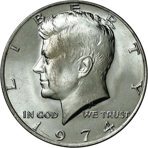 Pusė dolerio,  JAV, 1974m.