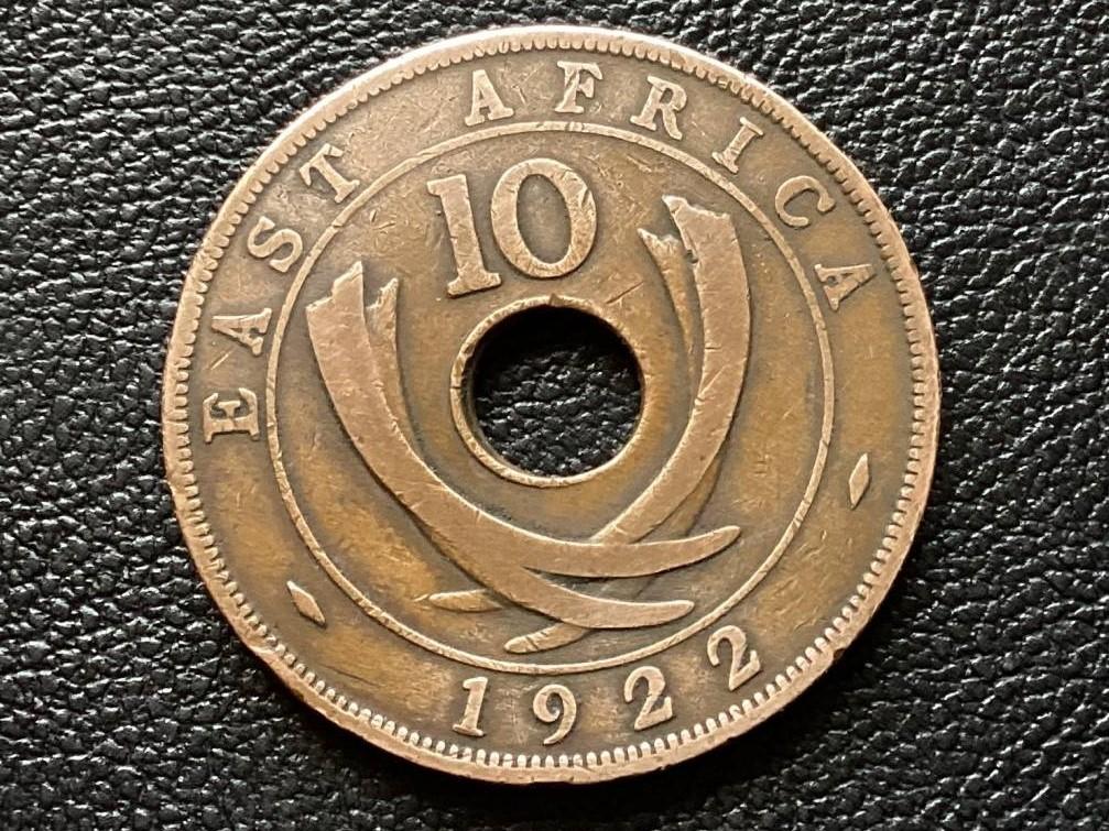 Rytų Afrika 10 centų 1922