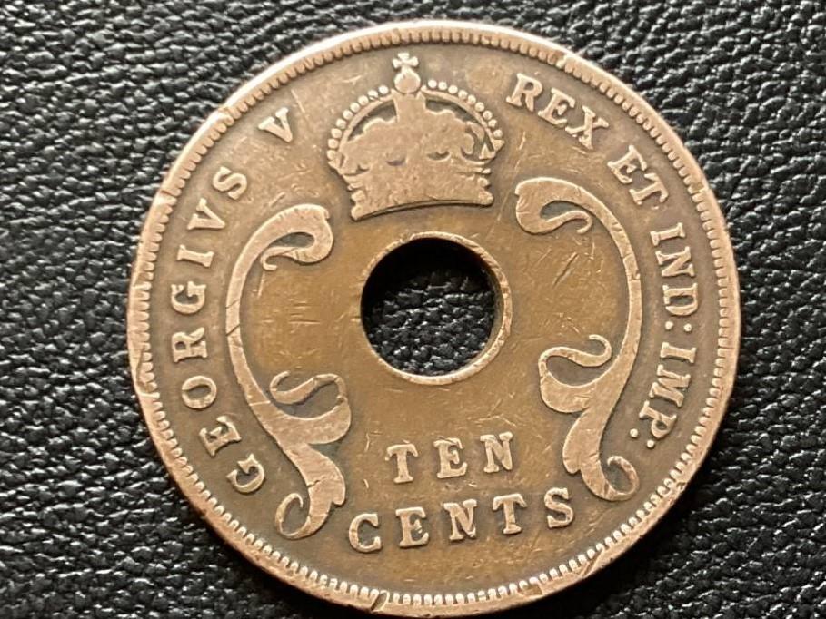 Rytų Afrika 10 centų 1922