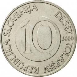 10 tolarų, Slovėnija, 2000m.