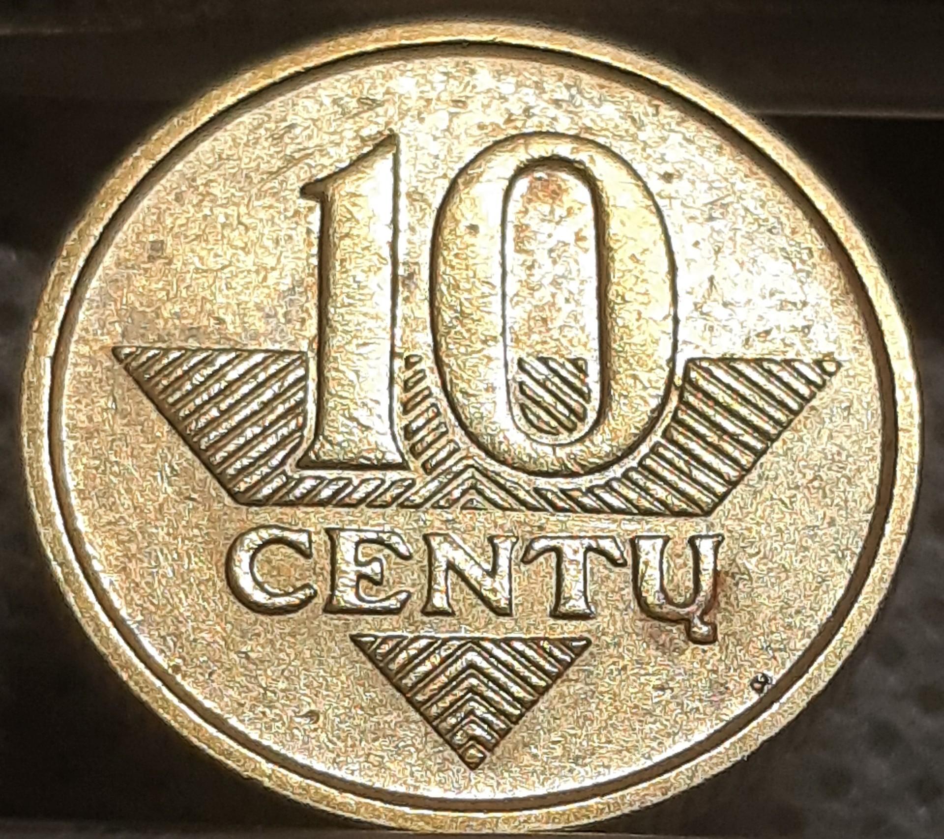 Lietuva 10 Centų 2007 KM#106 (1745)