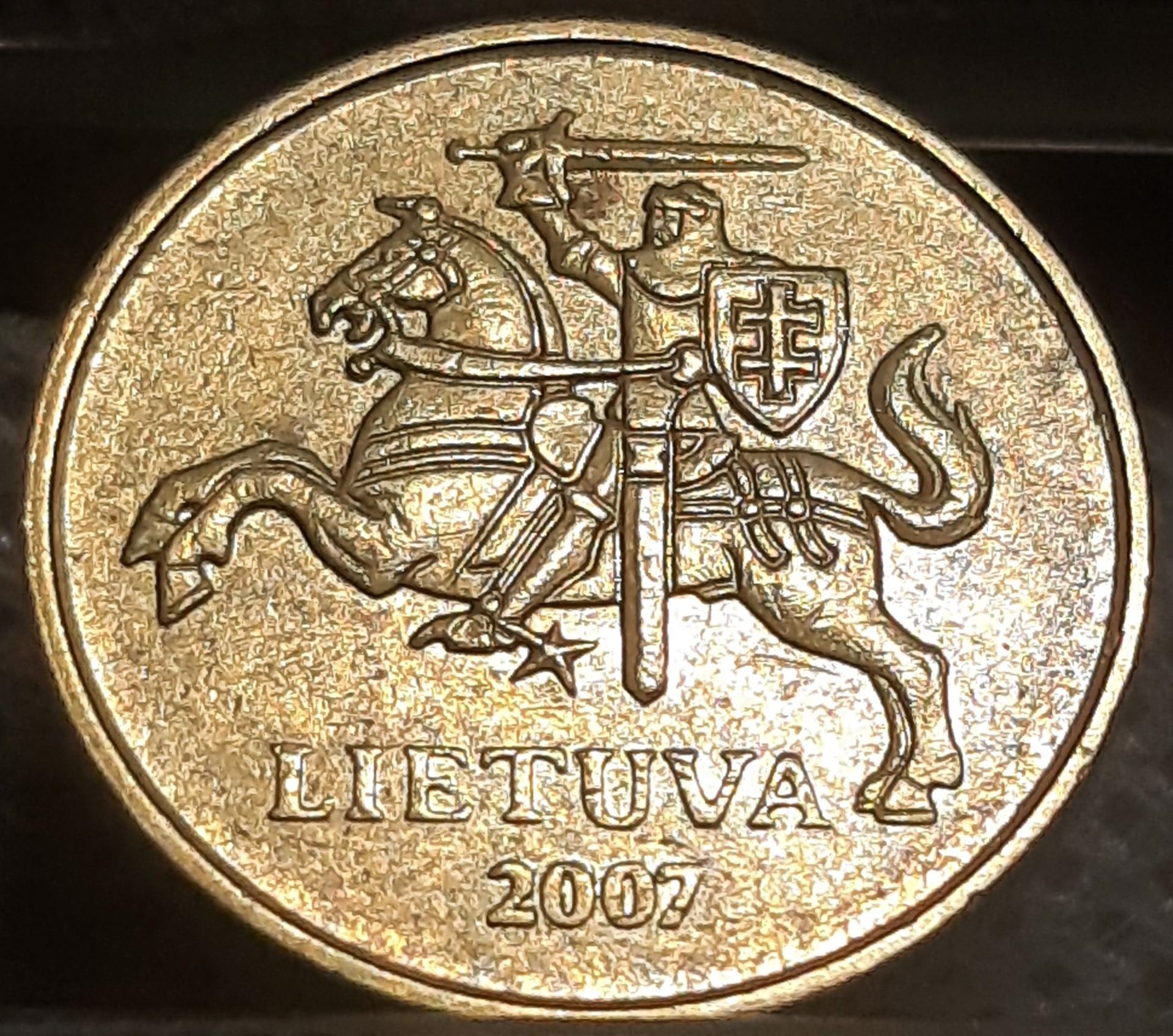 Lietuva 10 Centų 2007 KM#106 (1745)