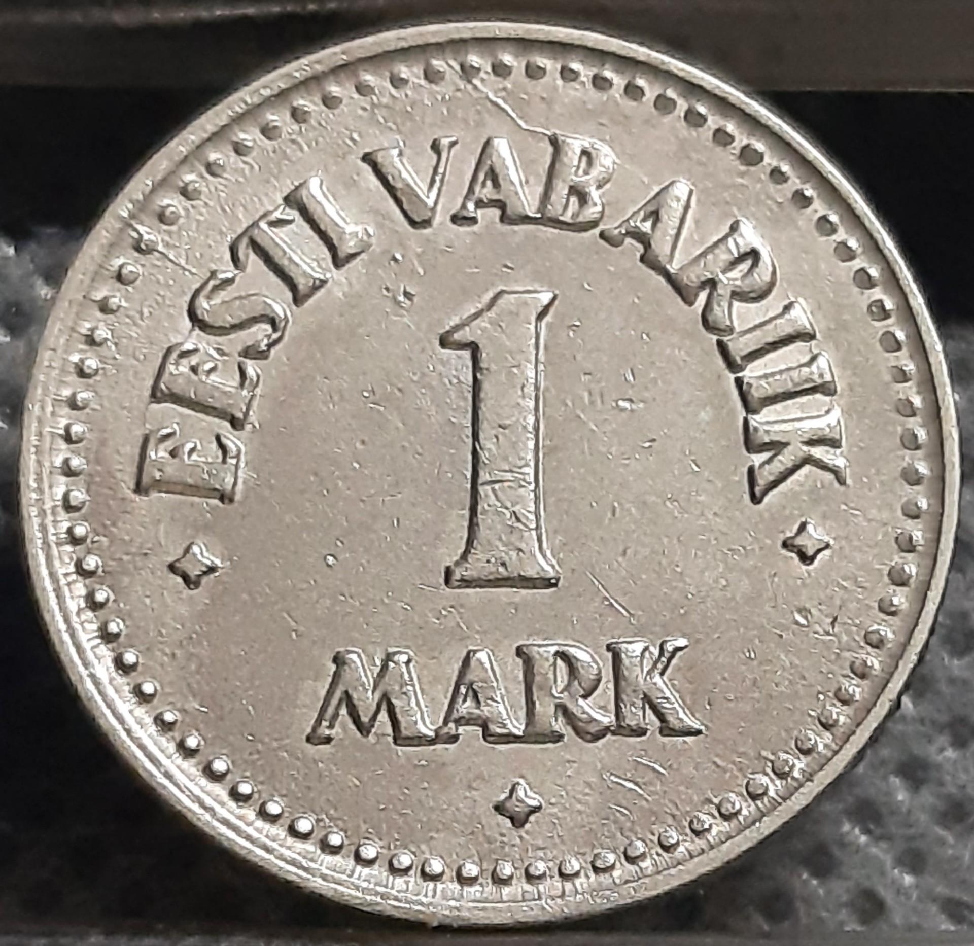 Estija 1 Markė 1924 KM#1a (1753)