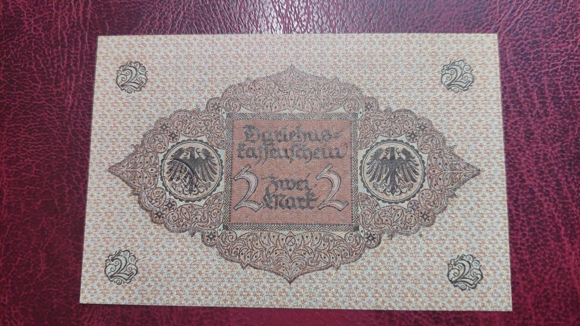 Darlehnskassenschein 2 Mark Germany 1920