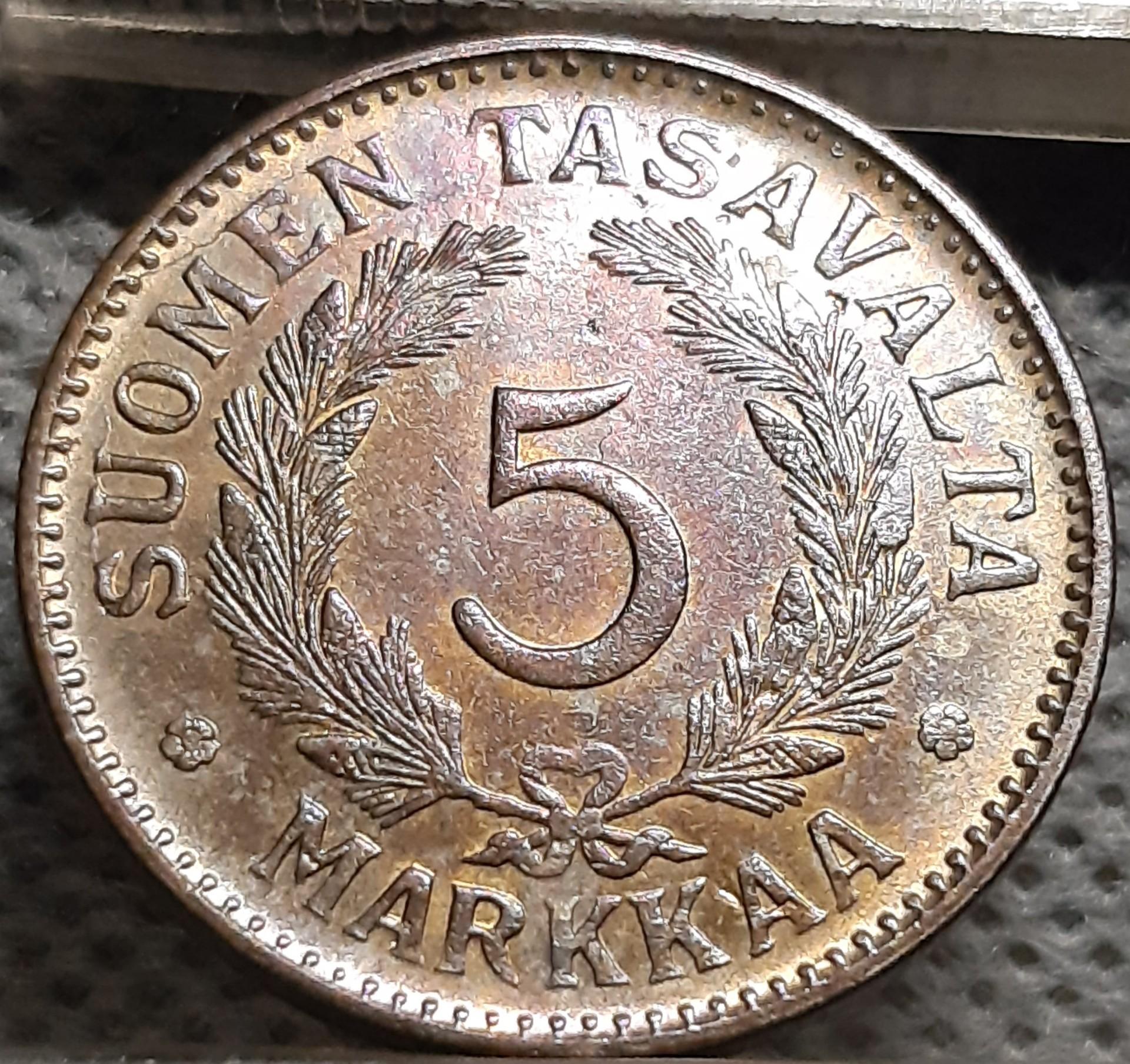 Suomija 5 Markės 1946 KM#31a (2380)