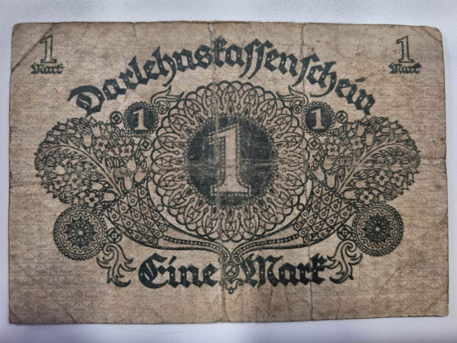 Vokietija Darlehnskassenscheine 1 Mark Berlyn 1920