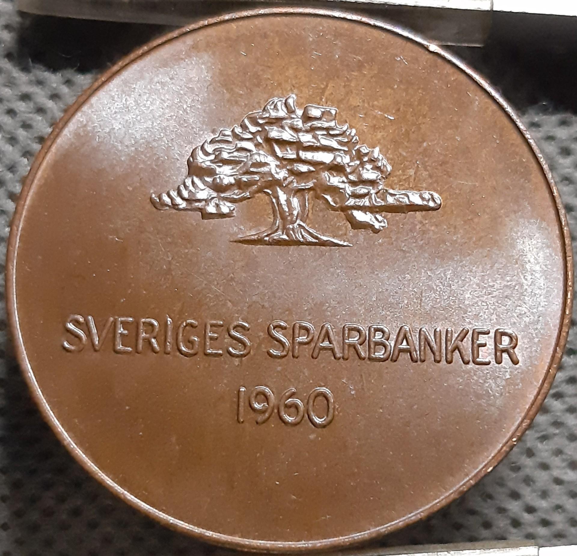 Švedija žetonas 1960 N#56294 (2503)