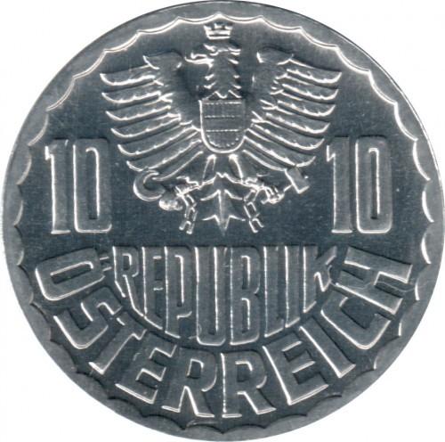 10 grošenų Austrija, 1979m.