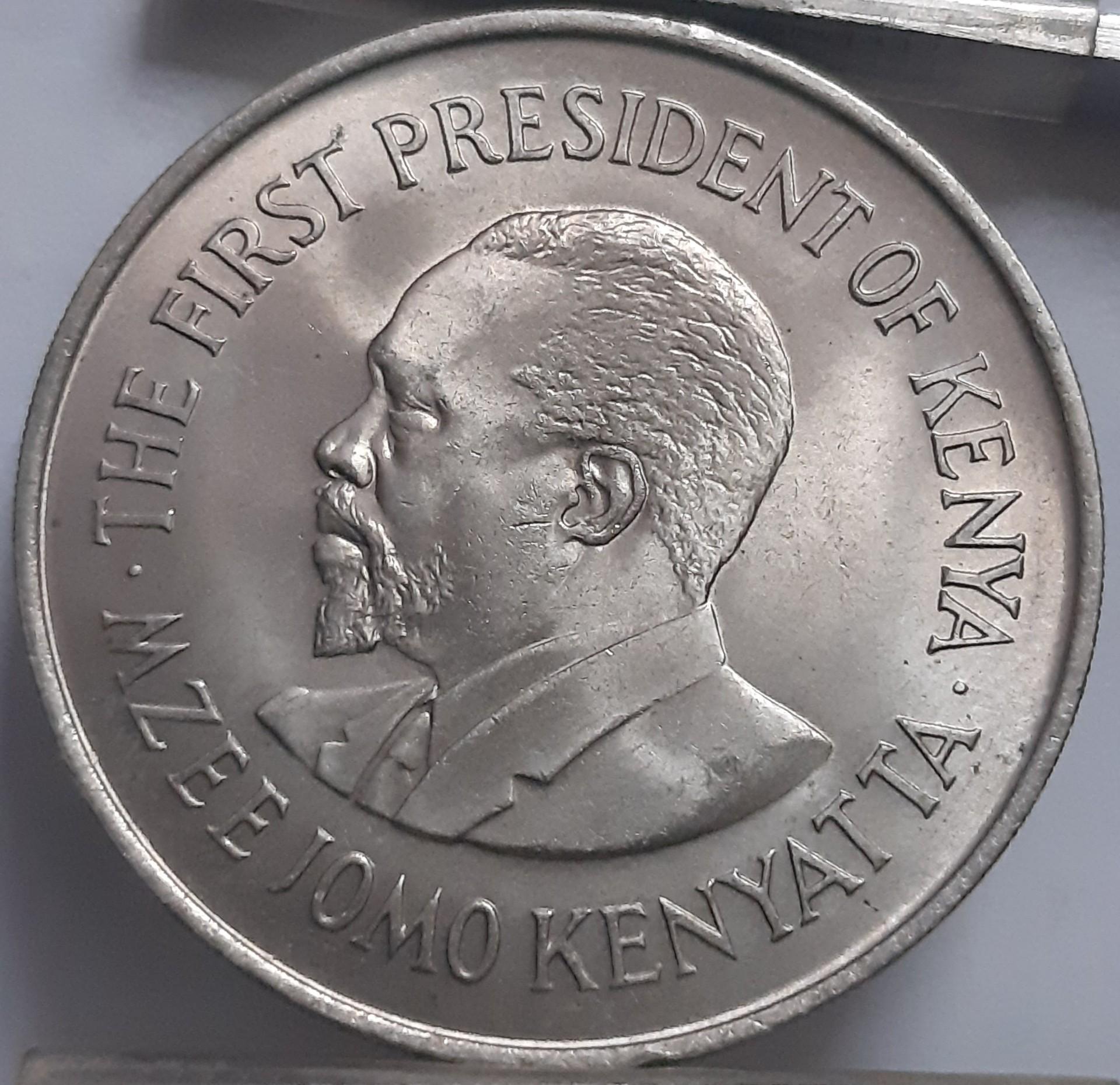 Kenija 2 Šilingai 1969 KM#15 RETA UNC (2563)