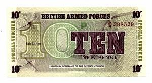 Britų ginkluotosios pajėgos. 10 naujųjų pensų ( 1972 ) UNC