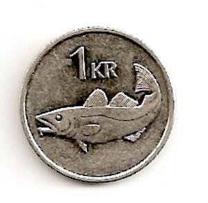 Islandija. 1 krona ( 2006 ) XF