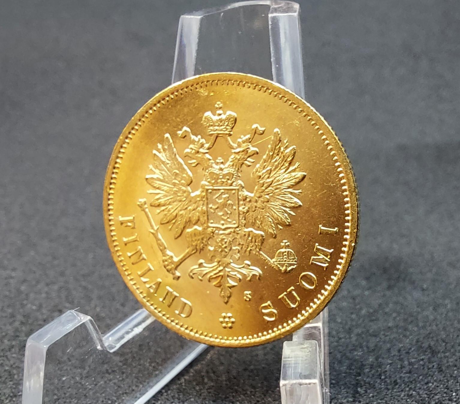 Graži 1879 10 Markkaa Auksinė moneta