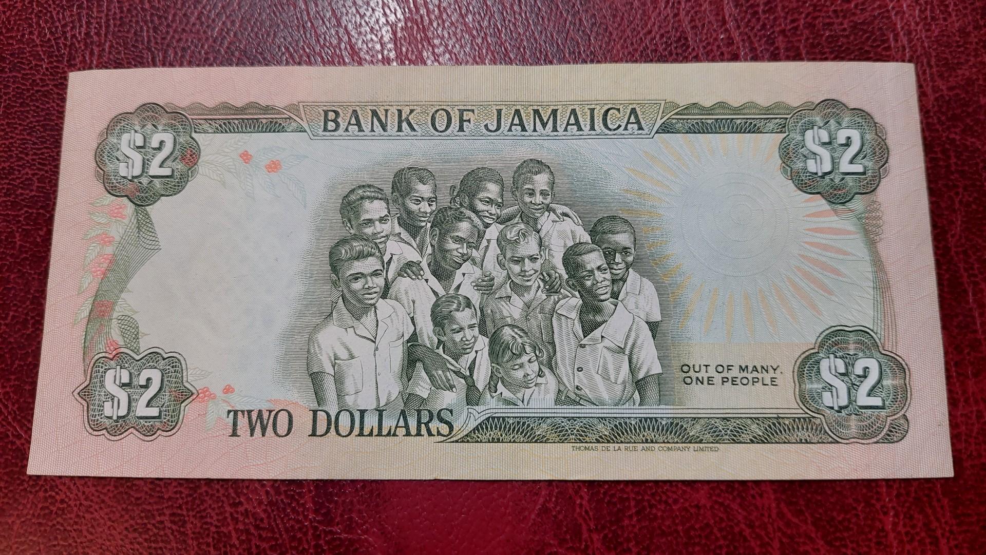 2 Dollars 1987.02.01 Jamaika P-69b.2