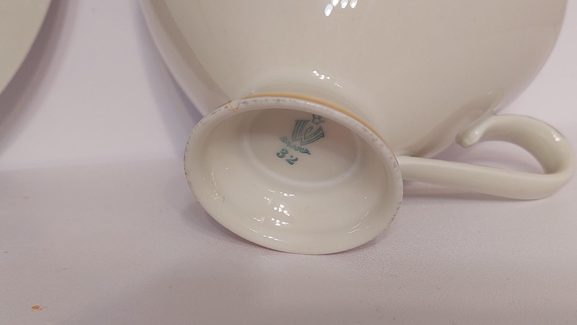 Bavaria porceliano kolekc. puodelis ir lėkštutė 