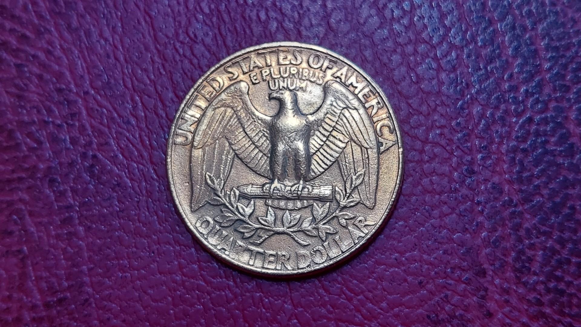 JAV ¼ dolerio, 1987P KM# 164a