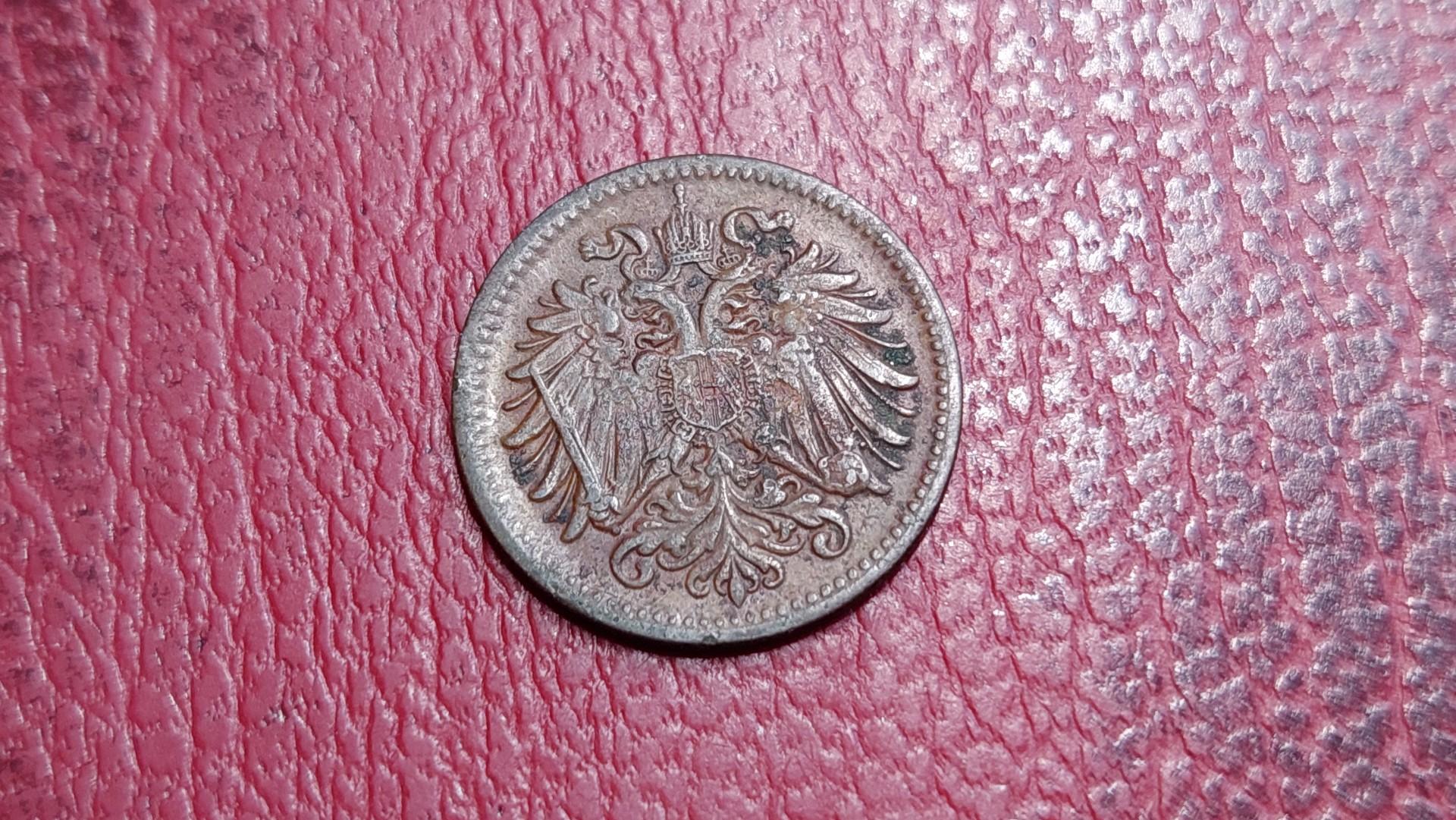 Austrija 1 heleris, 1912 KM# 2800