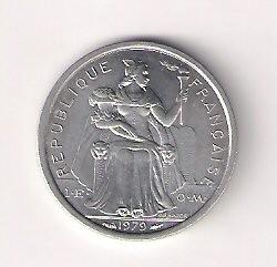 Prancūzijos Polinezija - 1 frankas (1979)