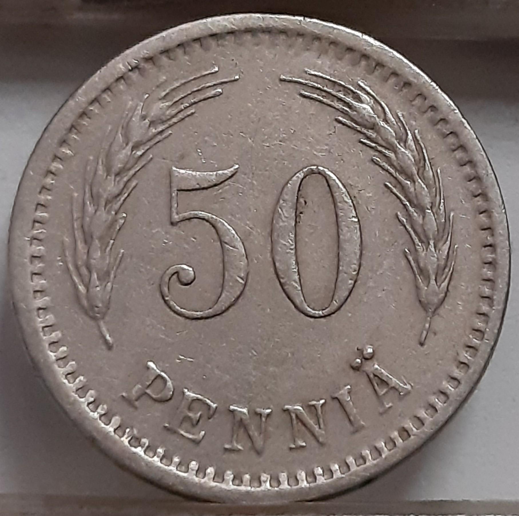 Suomija 50 Pensų 1923 KM#26 (4236)