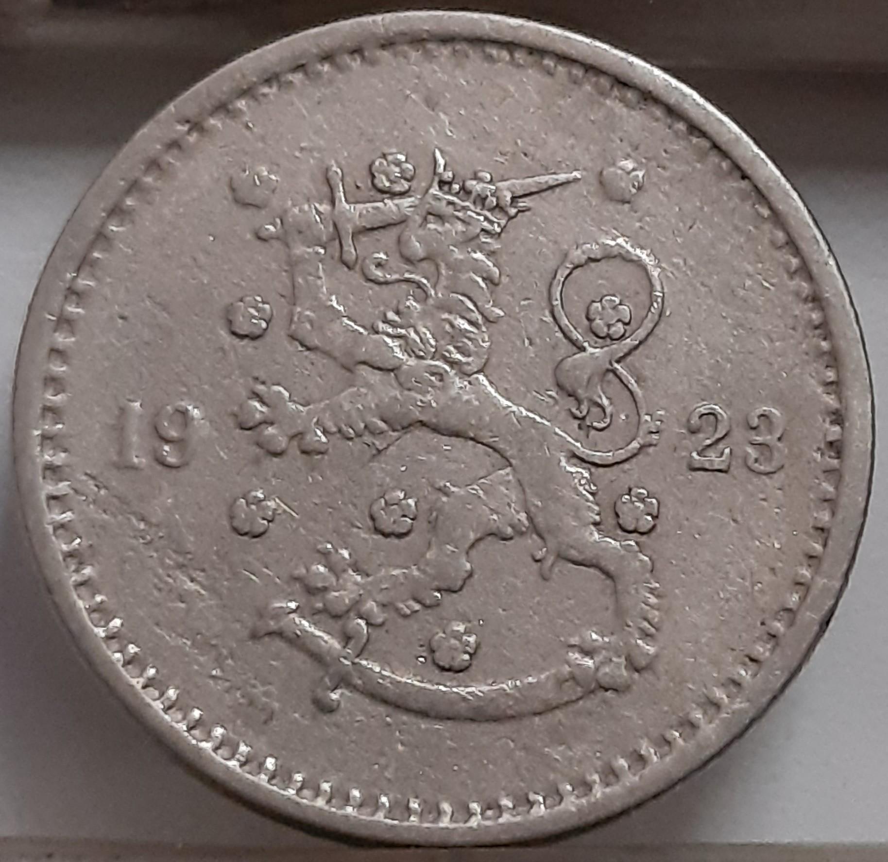 Suomija 50 Pensų 1923 KM#26 (4236)