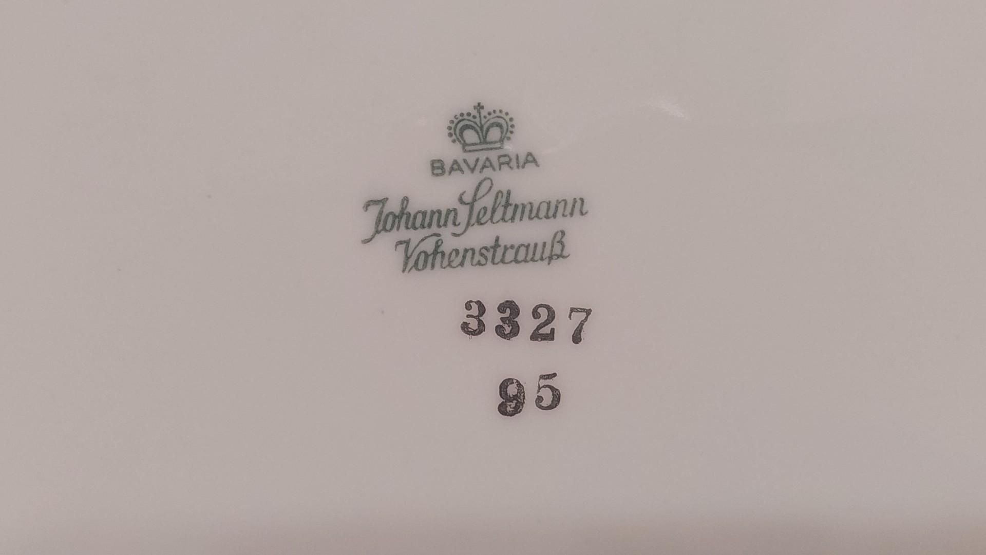Bavaria Johann Seltmann porceliano padėklas~30cm