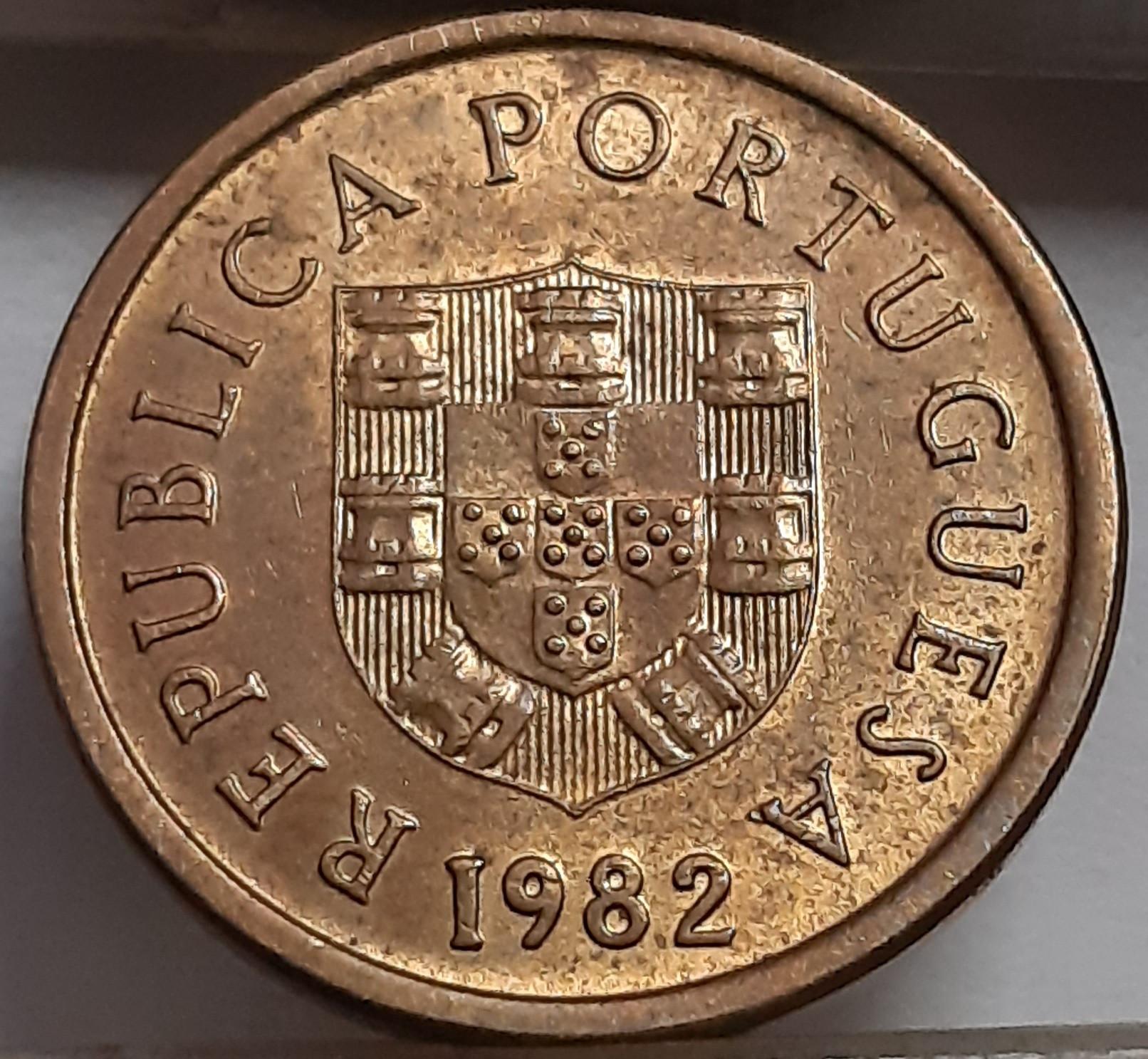 Portugalija 1 Eskudas 1982 KM#614 (5183)